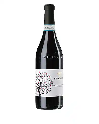 Rotweinflasche Dolcetto d'Alba